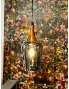 Lampa miedziana COLORES FIVE -1L/GRAPHITE/COPPER 2
