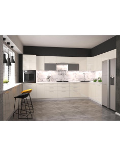 SALOME DP-60/214 Szafka Kuchenna Wysoka Beżowa Stojąca 60cm 2