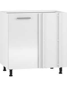 SALOME DN-100/82 Szafka Kuchenna Narożna Biała Stojąca 100cm