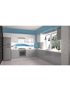 SALOME GOO-60/58 Szafka Kuchenna Górna Okapowa 60cm Biały... 2