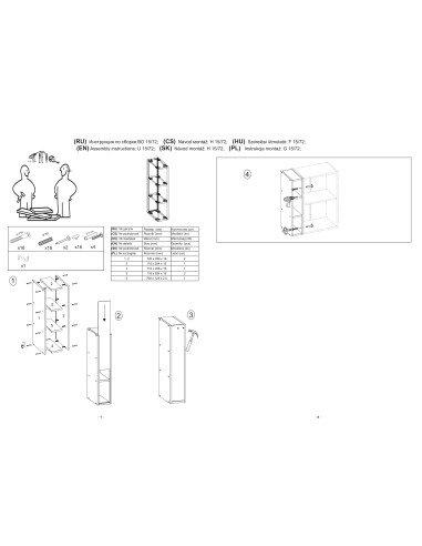 SALOME G15 Szafka Górna 15cm Biała - Minimalizm...