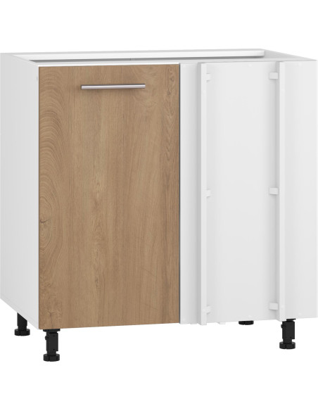 SALOME DN-100/82 Szafka Kuchenna Narożna Dąb Miodowy Stojąca 100cm