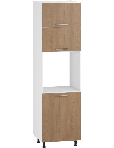 SALOME DP-60/214 Szafka Kuchenna Wysoka Dąb Miodowy 60cm Stojąca