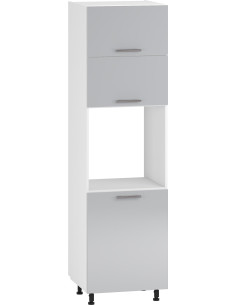 SALOME DP-60/214 Szafka Kuchenna Wysoka Jasny Popiel 60cm...