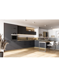 SALOME D3S Szafka Dolna 80cm Antracyt/Dąb Craft - Mechanizm Hettich 2