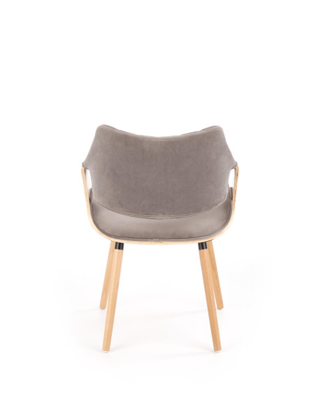 K396 krzesło jasny dąb / popielaty (1p 1szt)