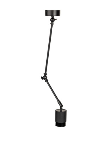 LAMPA Soul 2PR. CZARNA STRUKTURA/CZARNY GŁADKI