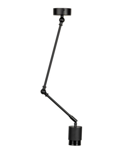 LAMPA Soul 2PR. CZARNA STRUKTURA/CZARNY GŁADKI
