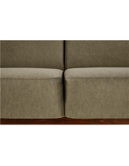 MILANO 3S sofa - oliwkowy tap. Castel 39 (1p 1szt)