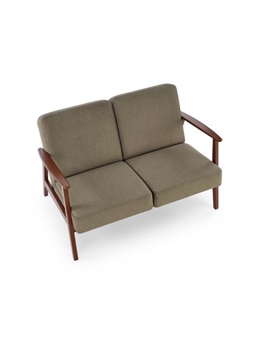 MILANO 2S sofa - oliwkowy tap. Castel 39 (1p 1szt)
