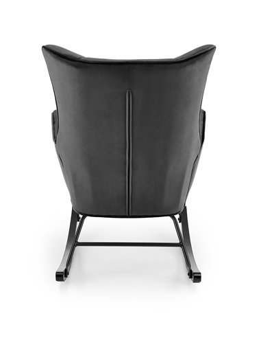BAZALTO fotel bujany czarny (1p 1szt)