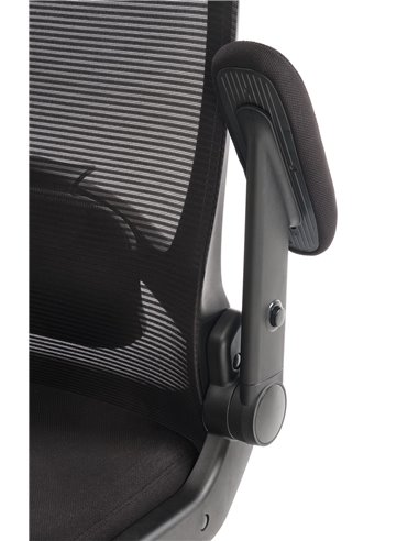 CYBORG fotel gabinetowy czarny  (1p 1szt)