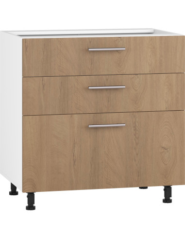 SALOME D3S Szafka Dolna 80cm Dąb Miodowy -...