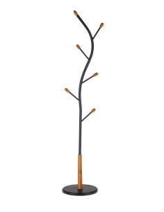 MANDO Wieszak Drewno/Kamień Naturalny - Unikatowa Elegancja w Domu 2
