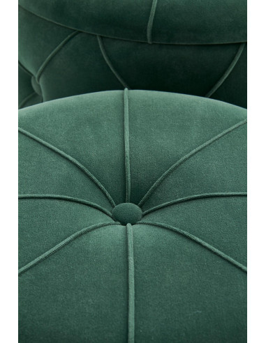 POLLY zestaw 2 puf, ciemny zielony (1p 1kpl)