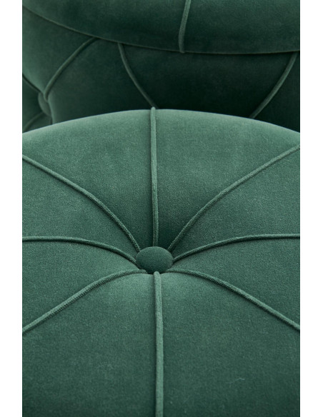 POLLY zestaw 2 puf, ciemny zielony (1p 1kpl)