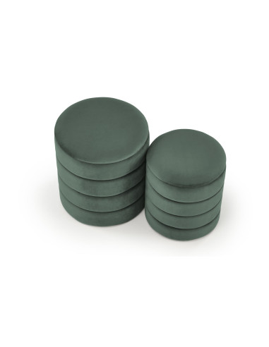 PACHO zestaw 2 puf, c.zielony (1p 1set)